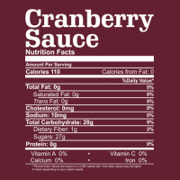Cranberry Sauce Nutrition Facts Funny Thanksgiving Christmas Food Nutr Classic Tee | Teevron
