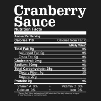 Cranberry Sauce Nutrition Facts Funny Thanksgiving Christmas Food Nutr Classic Tee | Teevron