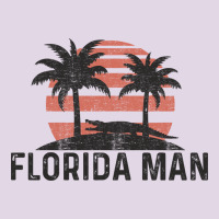 Florida Man State Funny Meme Vintage Palm Trees And Sunset Retro Sun Classic Tee | Teevron