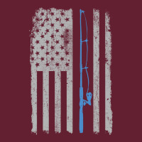Fishing American Flag Vintage Fishing Rod Patriotic 4ht Of July Gift F Classic Tee | Teevron
