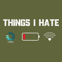 Funny Things I Hate Low Battery And Wifi Connection Classic Tee | Teevron