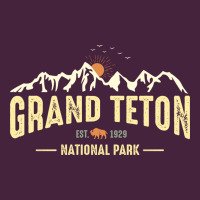 Grand Teton National Park Est 1929 Vinage Wyoming Mountains Graphic Classic Tee | Teevron