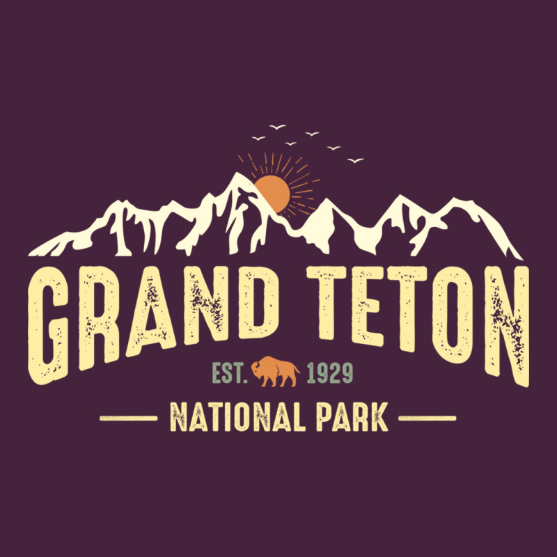 Grand Teton National Park Est 1929 Vinage Wyoming Mountains Graphic Classic Tee by linhVisuals | Teevron