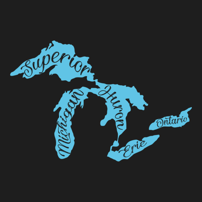 Great Lakes Of Michigan Classic Tee by linhVisuals | Teevron