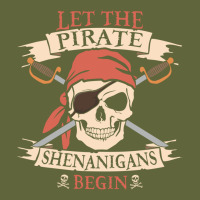 Let The Pirate Shenanigans Begin Skull Vintage Pirate Skeleton Hallowe Classic Tee | Teevron