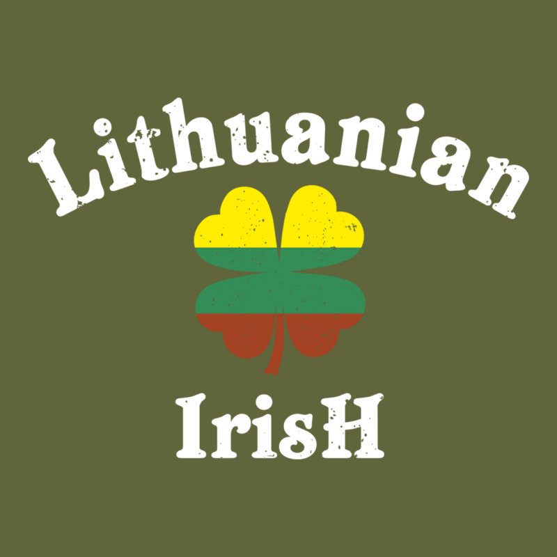 Lucky Lithuanian Irish Flag Shamrock Leaf St Patricks Day Classic Tee by linhVisuals | Teevron