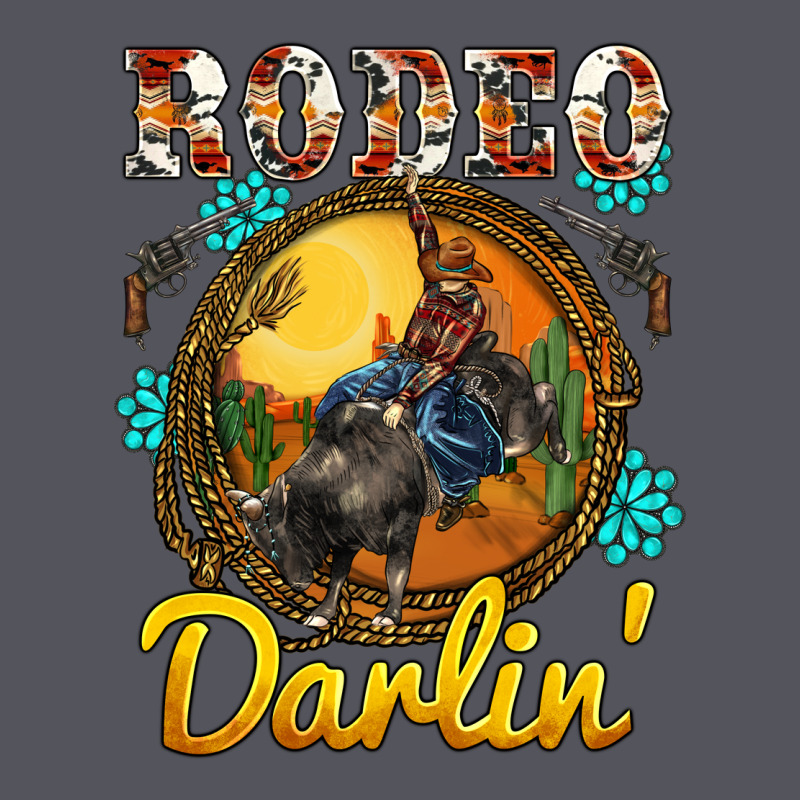 Western Rodeo Darlin' Sunset Sunflowers Weapon Vintage Hoodie by BarkalooDesign | Teevron