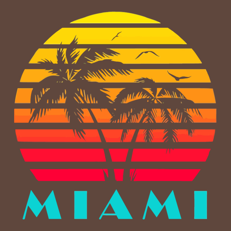 Miami 80s Sunset Classic Tee by linhVisuals | Teevron