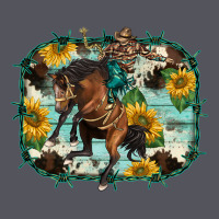 Western Rodeo Horse Cowhide Sunflowers Vintage Hoodie | Teevron