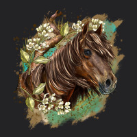 Missouri Horse Floral Background Vintage Tee | Teevron