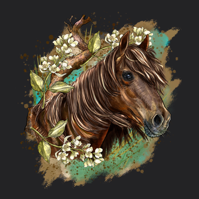 Missouri Horse Floral Background Vintage Tee by LillyAllenDesigns | Teevron