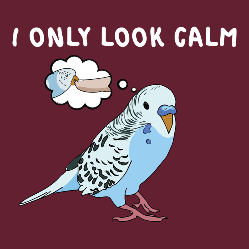 Parakeet Bird Biting Finger Funny I Only Look Calm Classic Tee by linhVisuals | Teevron