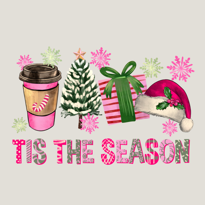 Pink Christmas Tis The Season Heavy Core Tee by FaDigitalArtStudio | Teevron