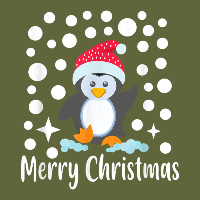 Penguin Merry Christmas With Snow Classic Tee by linhVisuals | Teevron