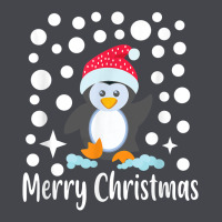 Penguin Merry Christmas With Snow Classic Tee | Teevron
