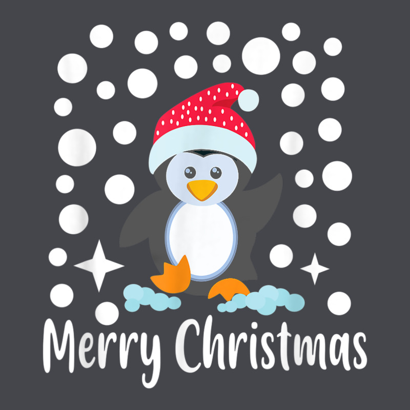 Penguin Merry Christmas With Snow Classic Tee by linhVisuals | Teevron