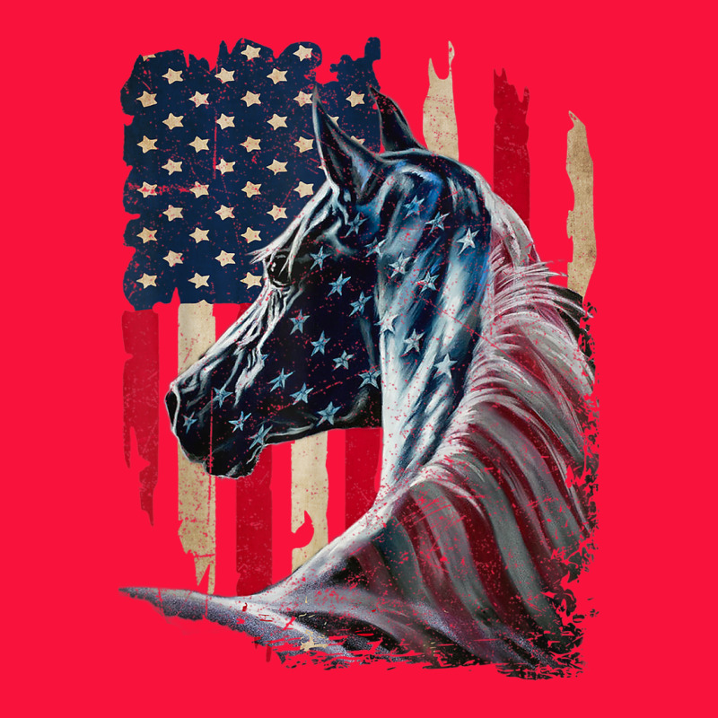 Patriotic Horse American Flag   Horse Vintage Classic Tee by linhVisuals | Teevron