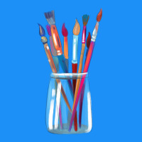 Paint Brushes Classic Tee | Teevron