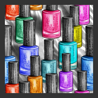 colorful nail polish seamless pattern bbs | Teevron