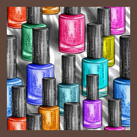 Colorful Nail Polish Seamless Pattern Bbs Classic Tee | Teevron