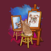French Bulldog Painting Bulldog Artist Art Animals Graphic Long Sleeve Classic Tee | Teevron