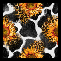 Cowhide Leopard Sunflower Seamless Pattern Heavy Core Tee | Teevron