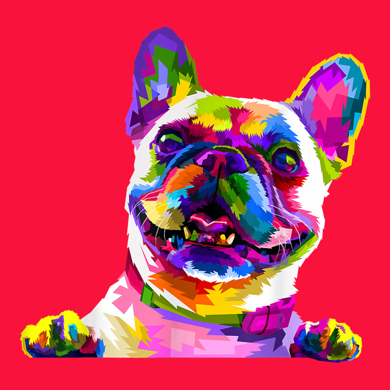 Frenchie French Bulldog Pop Art Portrait Bouledogue T Shirt Classic Tee by linhVisuals | Teevron