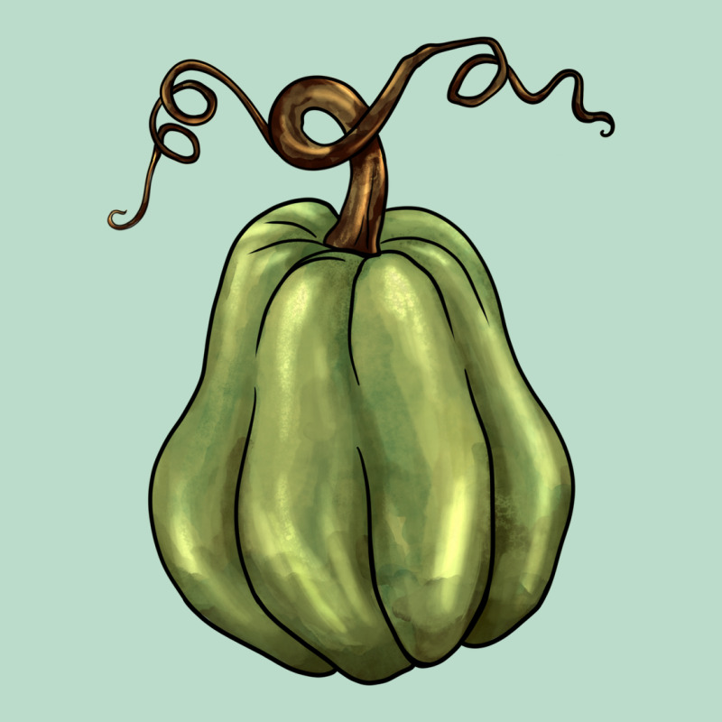 Gourd Green Pumpkin Premium Hoodie by BarkalooDesign | Teevron
