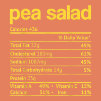 Pea Salad Nutrition Facts Funny Thanksgiving Christmas Food Classic Tee | Teevron