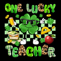 One Lucky Teacher Ladies Tee | Teevron