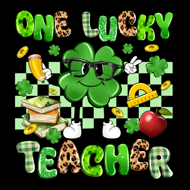 One Lucky Teacher Ladies Tee by Artiststas | Teevron