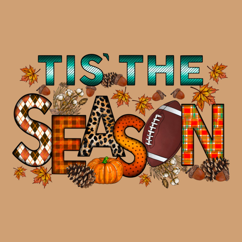 Tis The Season Football Vintage Tee by RacoonDesign | Teevron