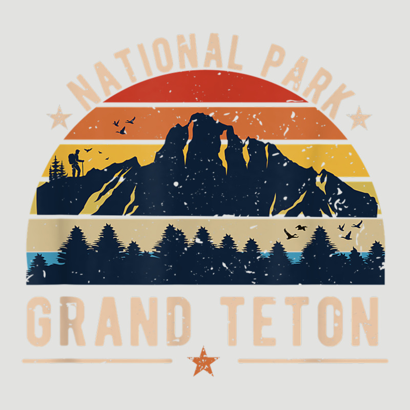 National Park Grand Teton Vintage Retro Hiking Classic Tee by linhVisuals | Teevron