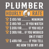 Funny Plumber Gifts   Plumber Hourly Rate Hoodie Classic Tee | Teevron
