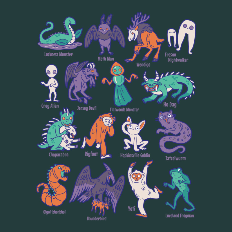 Cryptid Creatures   Mythology Classic Tee by linhVisuals | Teevron