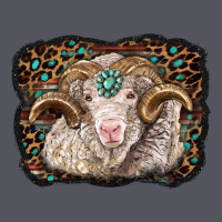 Merino Ram With Leopard Background Vintage Hoodie | Teevron