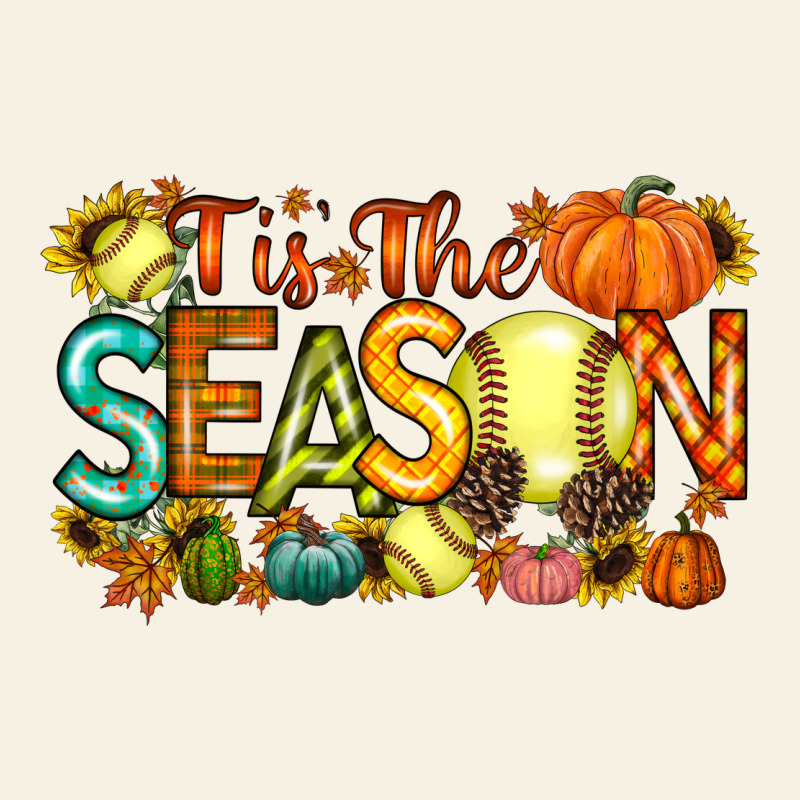 Tis The Season Softball Vintage Tee by RacoonDesign | Teevron