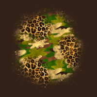 Camouflage And Leopard Patch Heavy Core Tee | Teevron