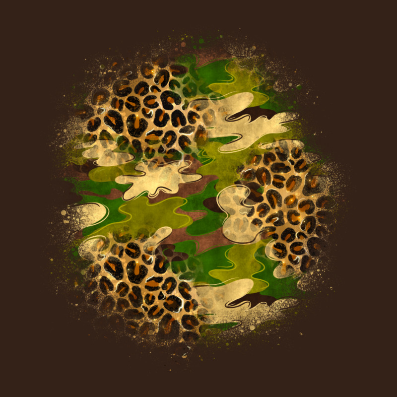 Camouflage And Leopard Patch Heavy Core Tee by BundleAndBundleShop | Teevron