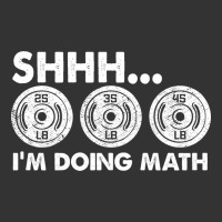 shhh i'm doing math gym funny bodybuilding weightlifting humor quote | Teevron