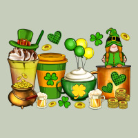 St Patrick's Day Coffee Cups With Gnome Ladies Tee | Teevron