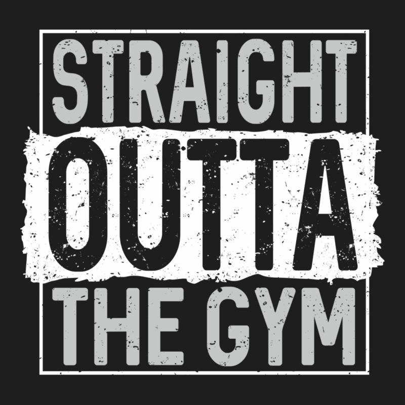 Straight Outta The Gym Classic Tee by linhVisuals | Teevron