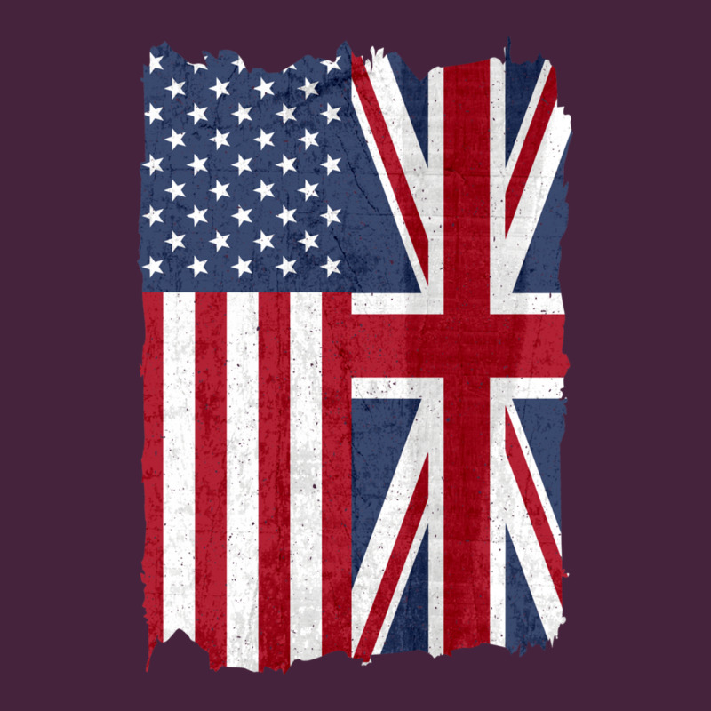 United States With United Kingdom Flag Mix Us And Uk Union Jack Classic Tee by linhVisuals | Teevron