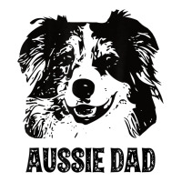 mens aussie dad   australian shepherd dog dad t shirt | Teevron