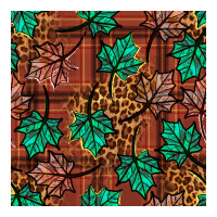 fall leaves seamless pattern | Teevron