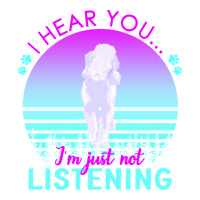 bedlington terrier t  shirt i hear you i'm just not listening bedlingt | Teevron