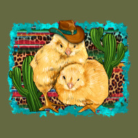 Western Cowboy Chicks Cactus Coop Animals  Leopard Serape Turquoise Long Sleeve Tee | Teevron