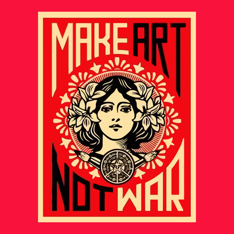 Make Art No War Classic Tee by linhVisuals | Teevron