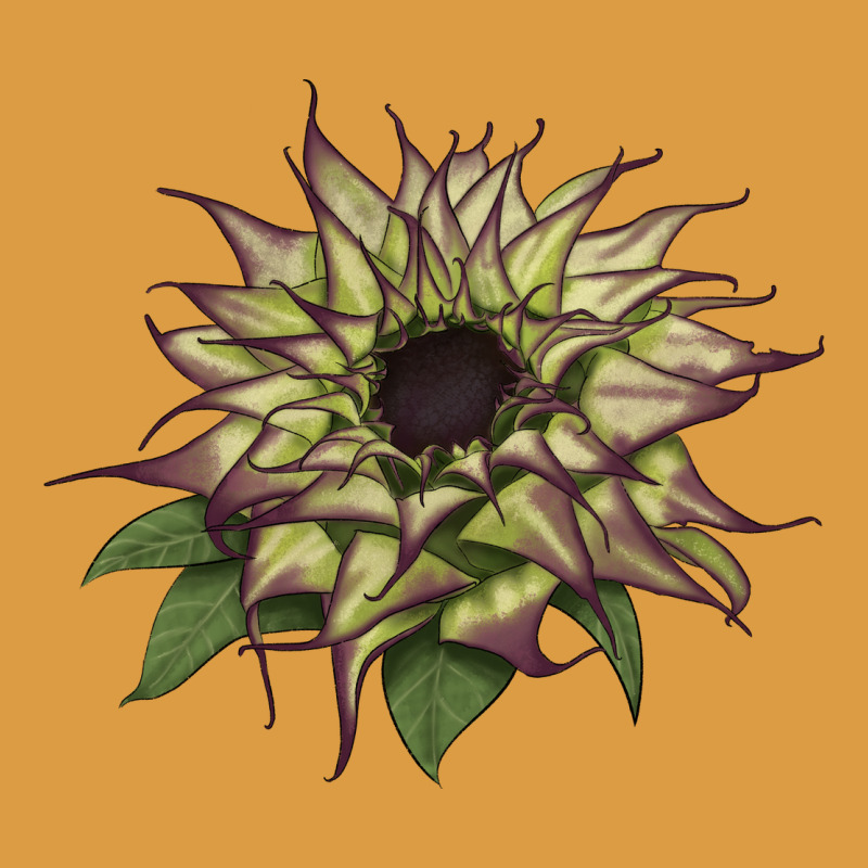 Sun   Fill Purple Sunflower Urban Heavy Tee by LillyAllenDesigns | Teevron