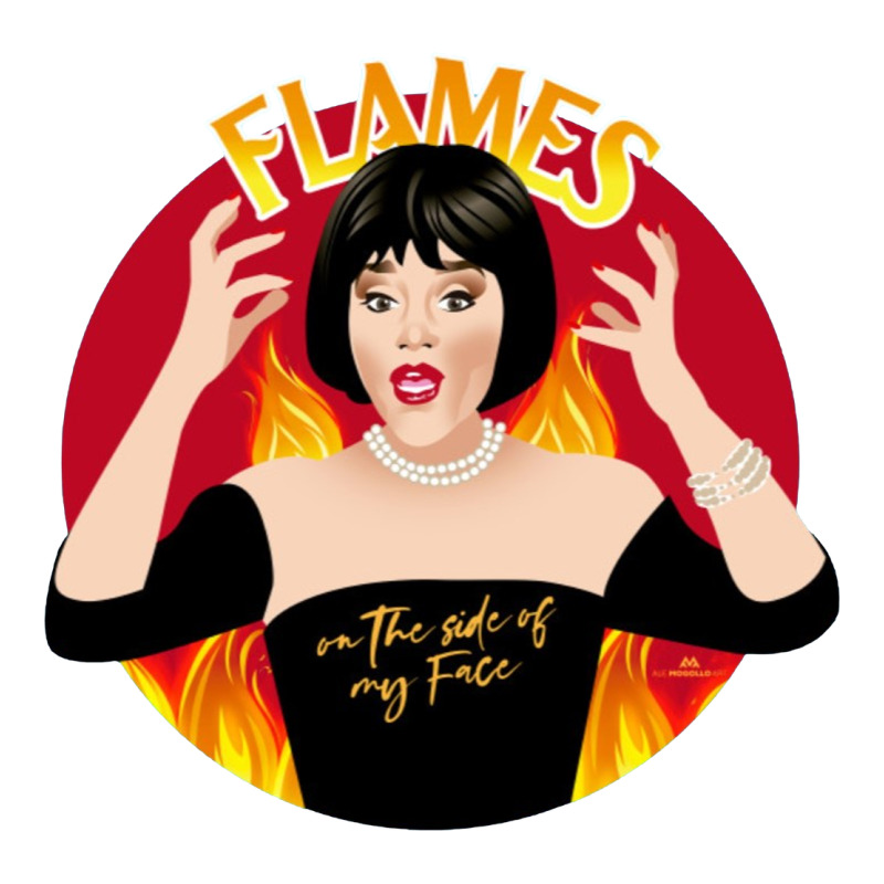 #flames On The Side Of My Face Classic Tee by linhVisuals | Teevron